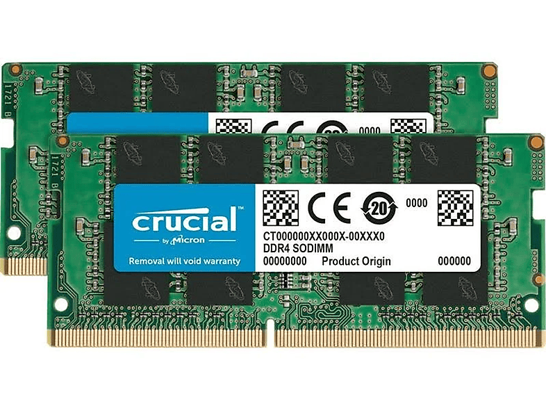 CRUCIAL 2x32GB, 1.2V Speicher-Kit 64 GB DDR4