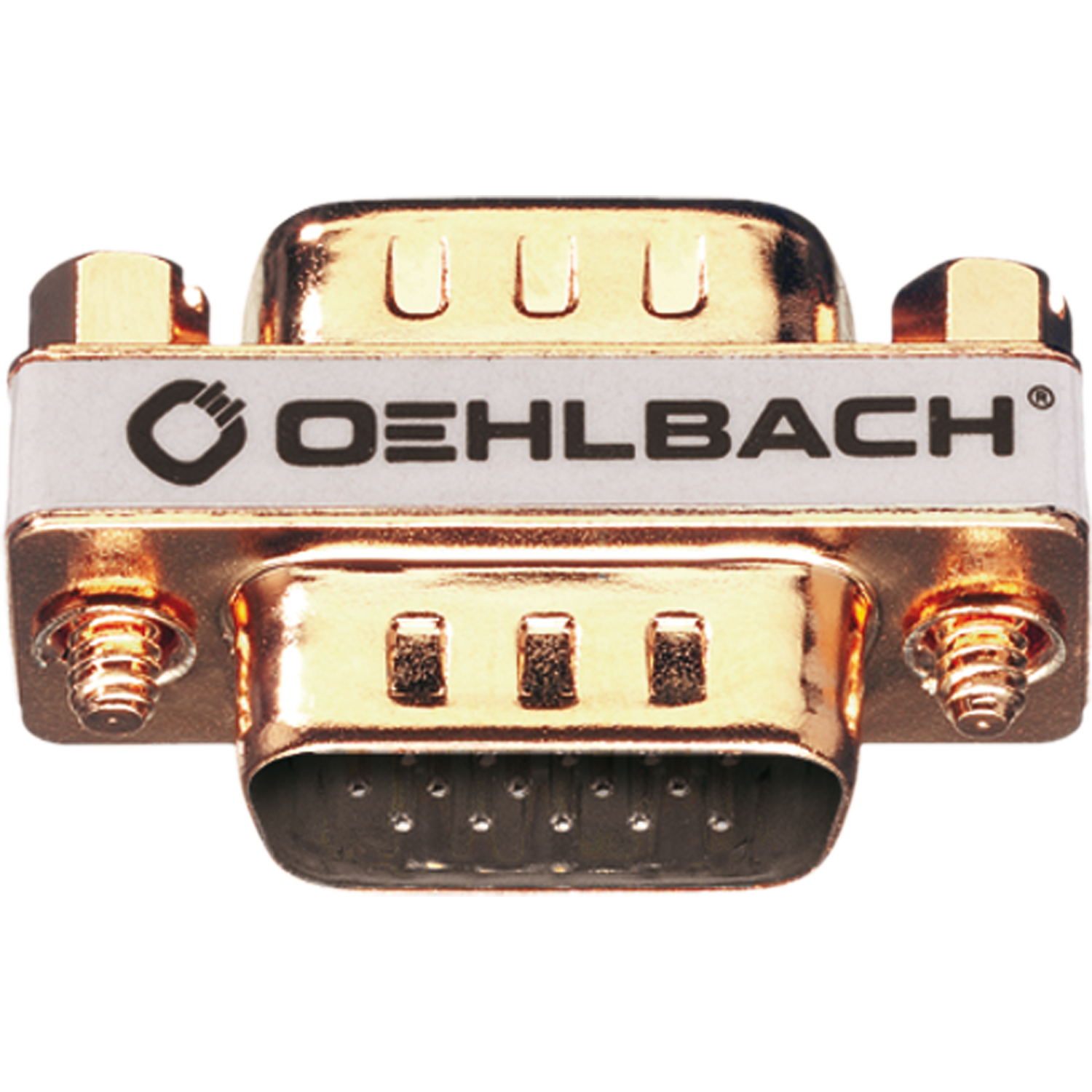 Vergoldeter OEHLBACH Adapter VGA