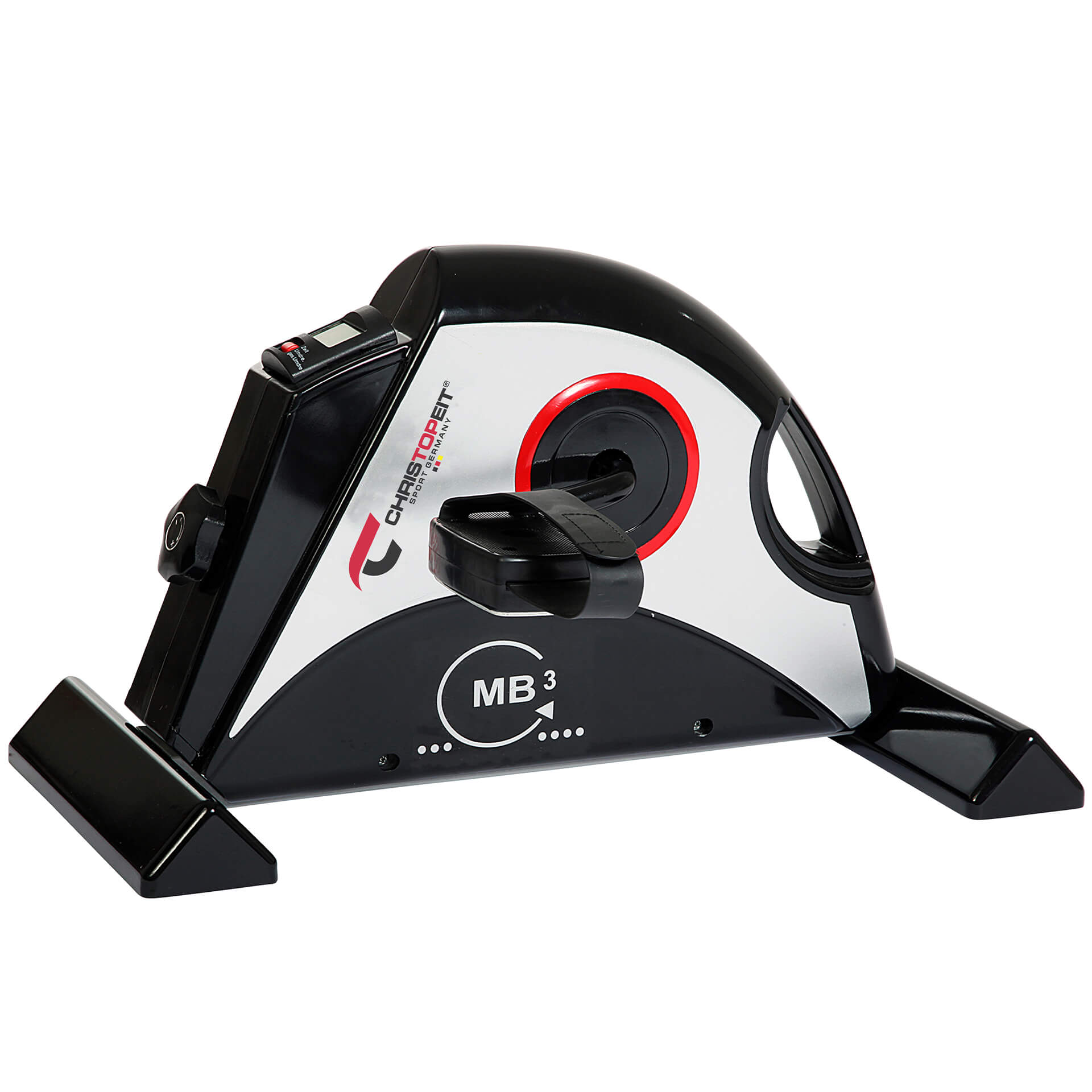 CHRISTOPEIT-SPORT GERMANY MB 3 Heimtrainer, Schwarz/Silber/Rot
