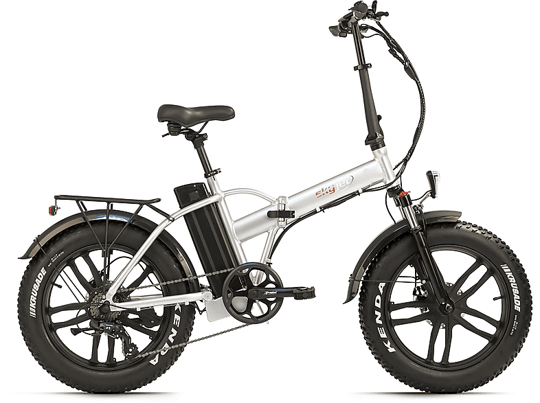 ADORE 3S Kompakt-/Faltrad (Laufradgröße: 20 Zoll, Rahmenhöhe: 43 cm, Unisex-Rad, 360 Wh, Grau)