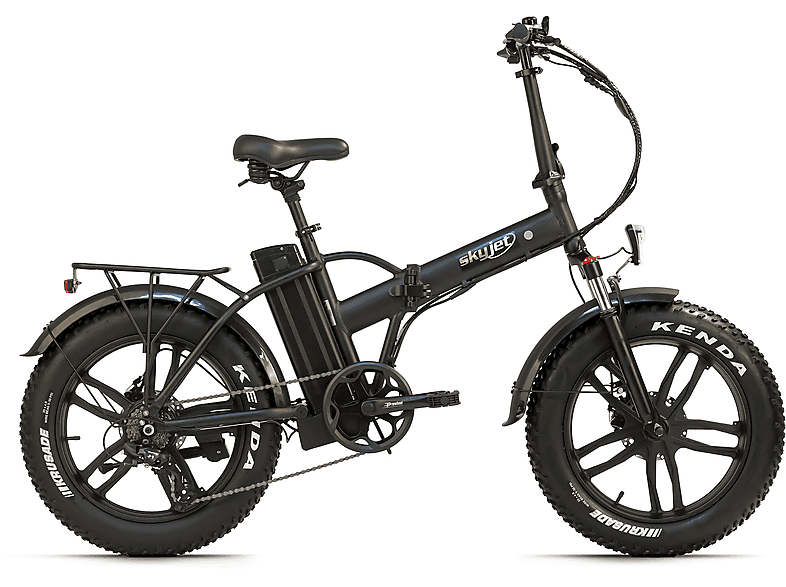 ADORE 3S Kompakt-/Faltrad (Laufradgröße: 20 Zoll, Rahmenhöhe: 43 cm, Unisex-Rad, 360 Wh, Schwarz)