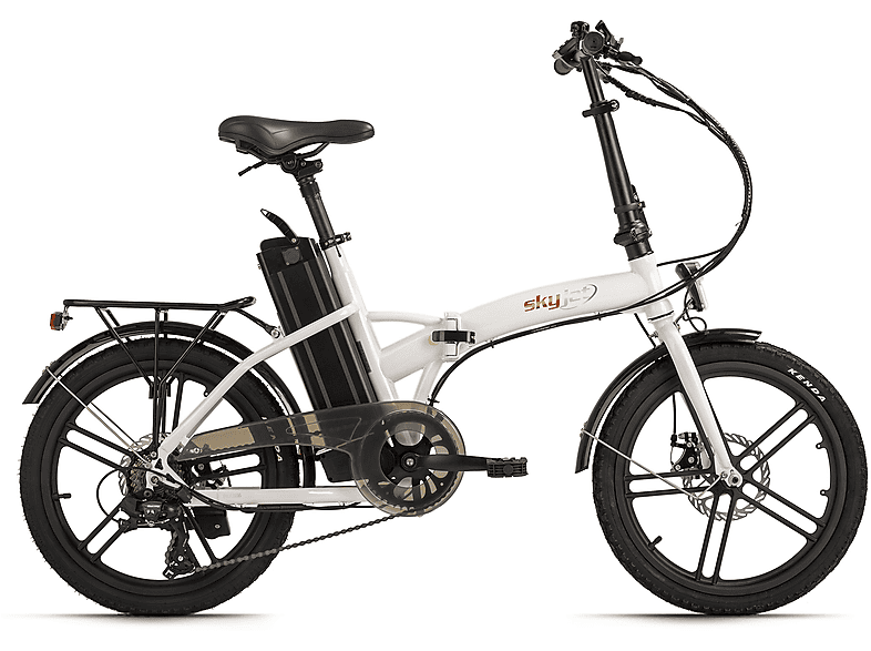 ADORE 2S Kompakt-/Faltrad (Laufradgröße: 20 Zoll, Rahmenhöhe: 43 cm, Unisex-Rad, 360 Wh, Weiß)