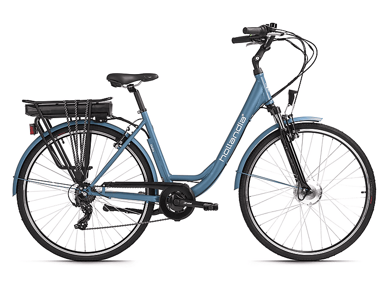 ADORE Lido Citybike (Laufradgröße: 28 Zoll, Rahmenhöhe: 49 cm, Unisex-Rad, 468 Wh, Blau)
