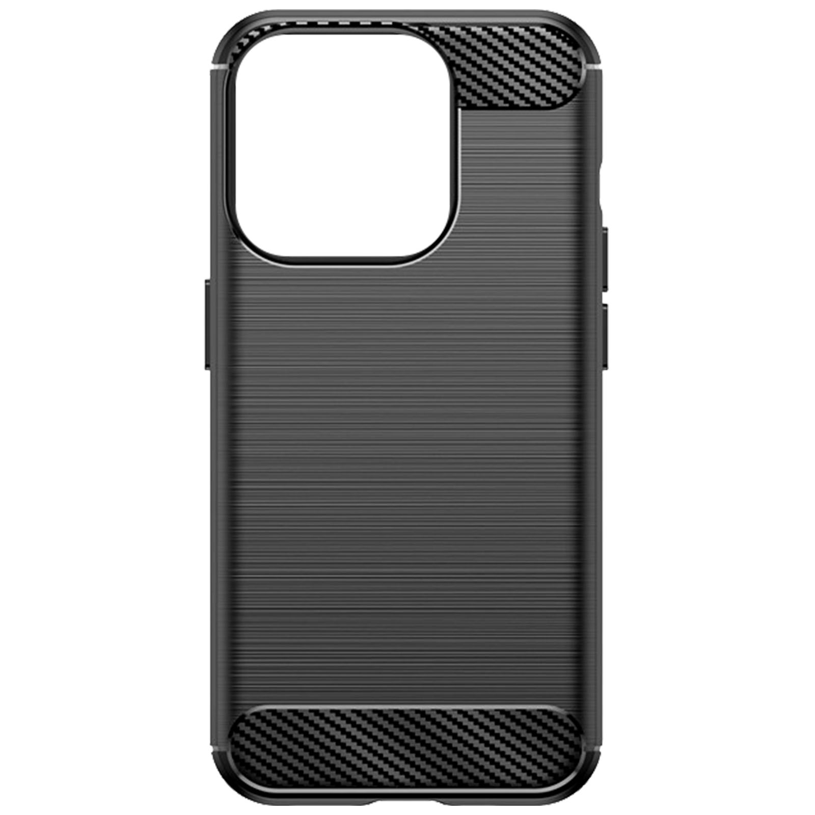 Apple, Carb Backcover, Pro 15 Schwarz Max, iPhone AVIZAR Classic Series,