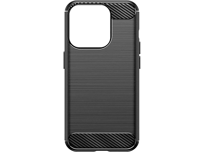 AVIZAR Classic 15 Max, Apple, Pro Schwarz Carb iPhone Series, Backcover