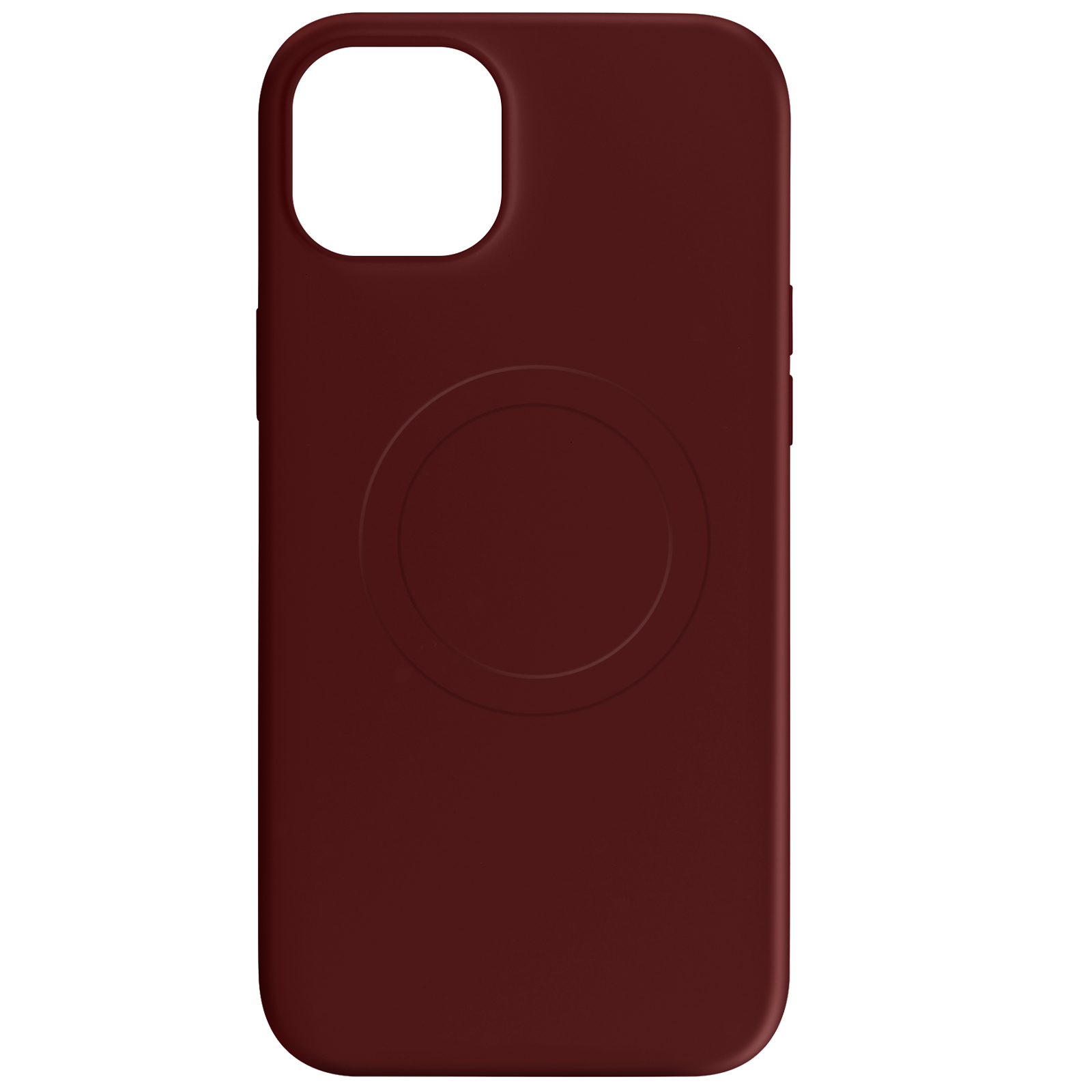 Apple, 15 Series, Plus, iPhone Cover Mag Weinrot AVIZAR Backcover,