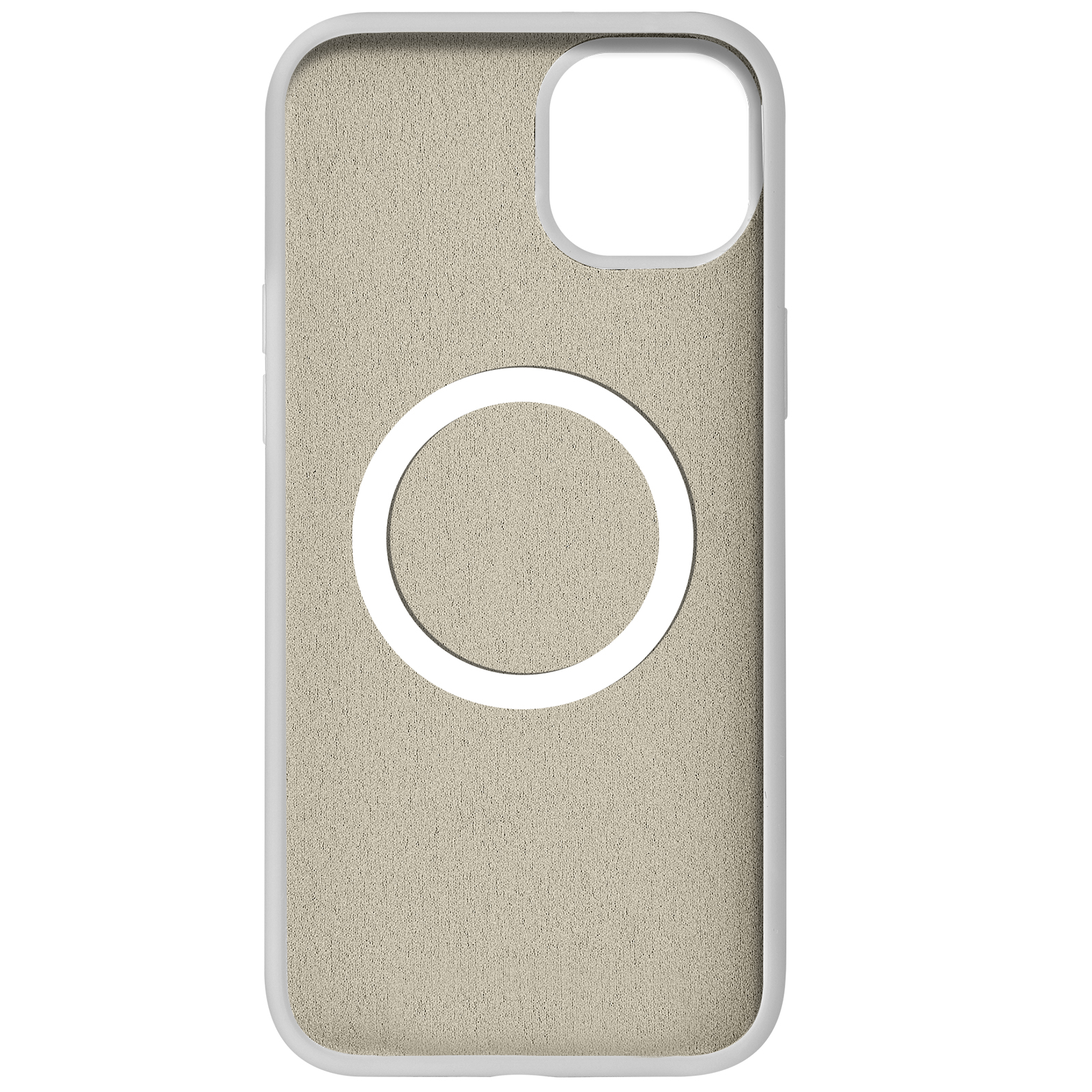 Plus, Cover AVIZAR Series, iPhone 15 Mag Backcover, Apple, Weiß