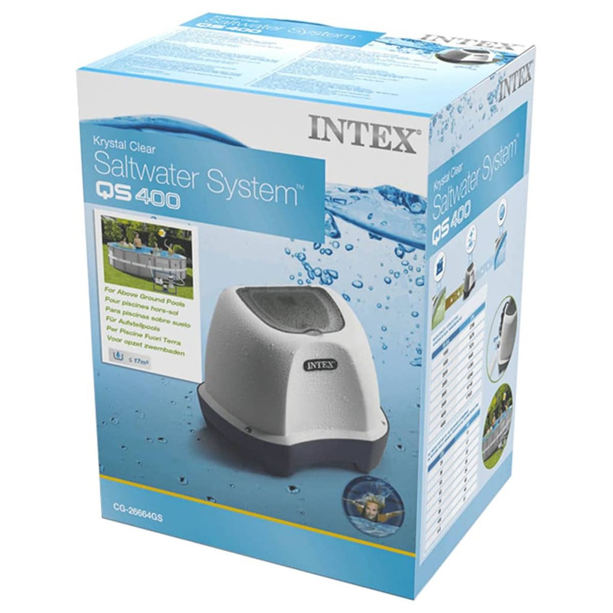 INTEX Salzwassersystem, Grau 92534