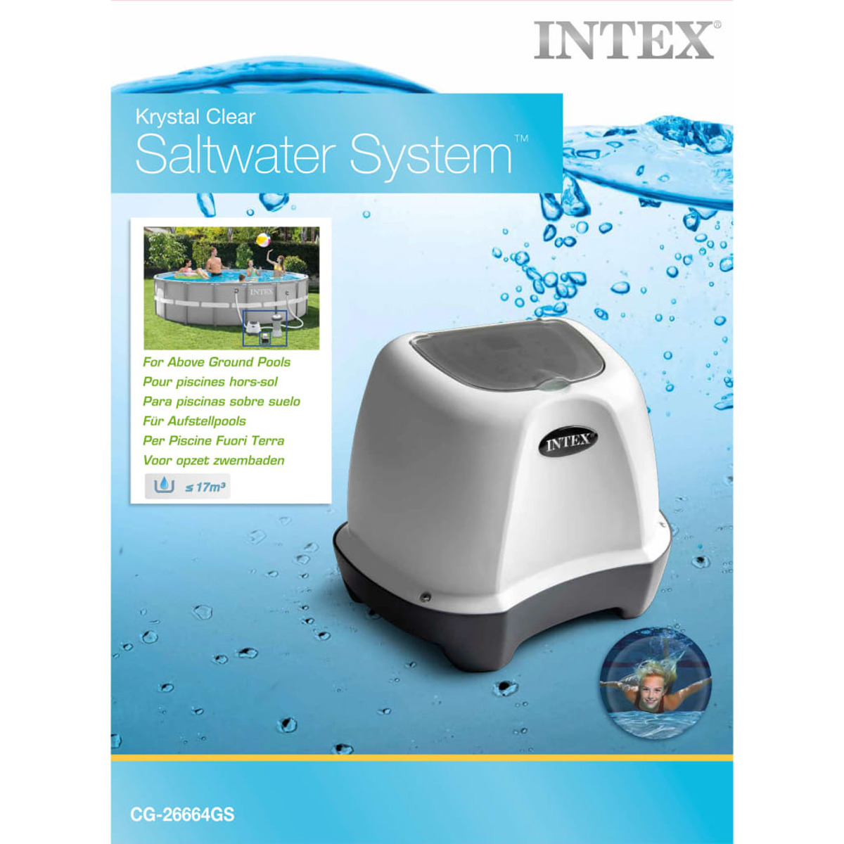 INTEX 3202902 Grau Pool-Filterpumpe