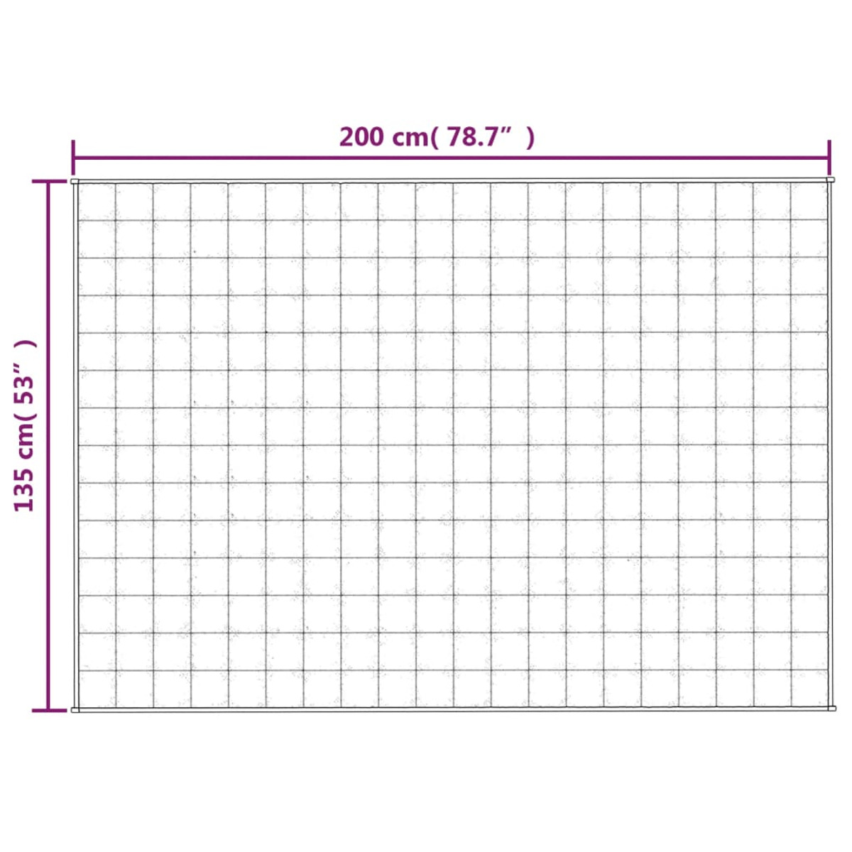 Gewichtsdecke VIDAXL 3154831