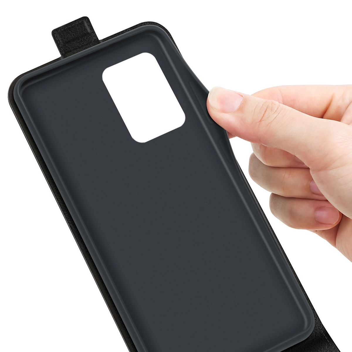 WIGENTO Flip Tasche mit Kreditkarten Xiaomi, Redmi Geld Fach, Pro & Flip 5G, Schwarz 12 Cover, Note