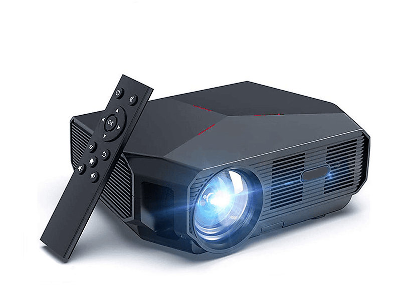 BRIGHTAKE 4K Heimkinoerlebnisse Mini garantiert! HD 4K) Projektor: Beamer(HDR Brillante