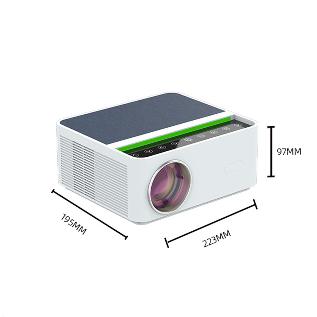 4K Das 4K) Beamer(HDR - Heimkino-Erlebnis HD ultimative KinoGenius BRIGHTAKE Projektor