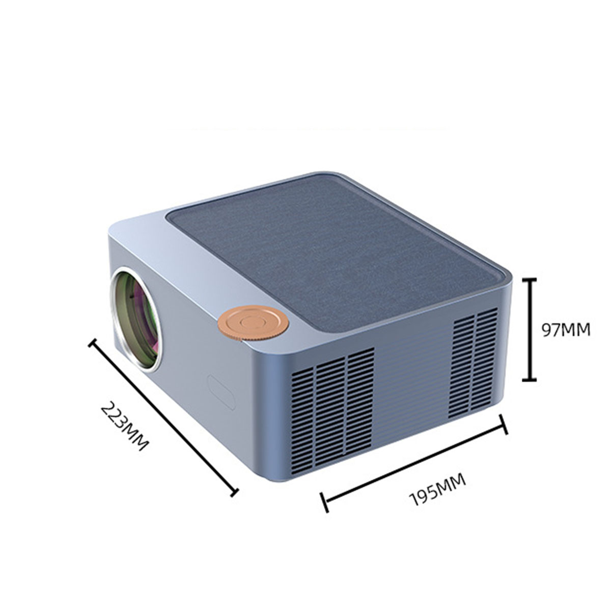 Unterhaltung & Beamer(HDR 4K) HD für High-End Meetings Perfekt BRIGHTAKE Projektor: