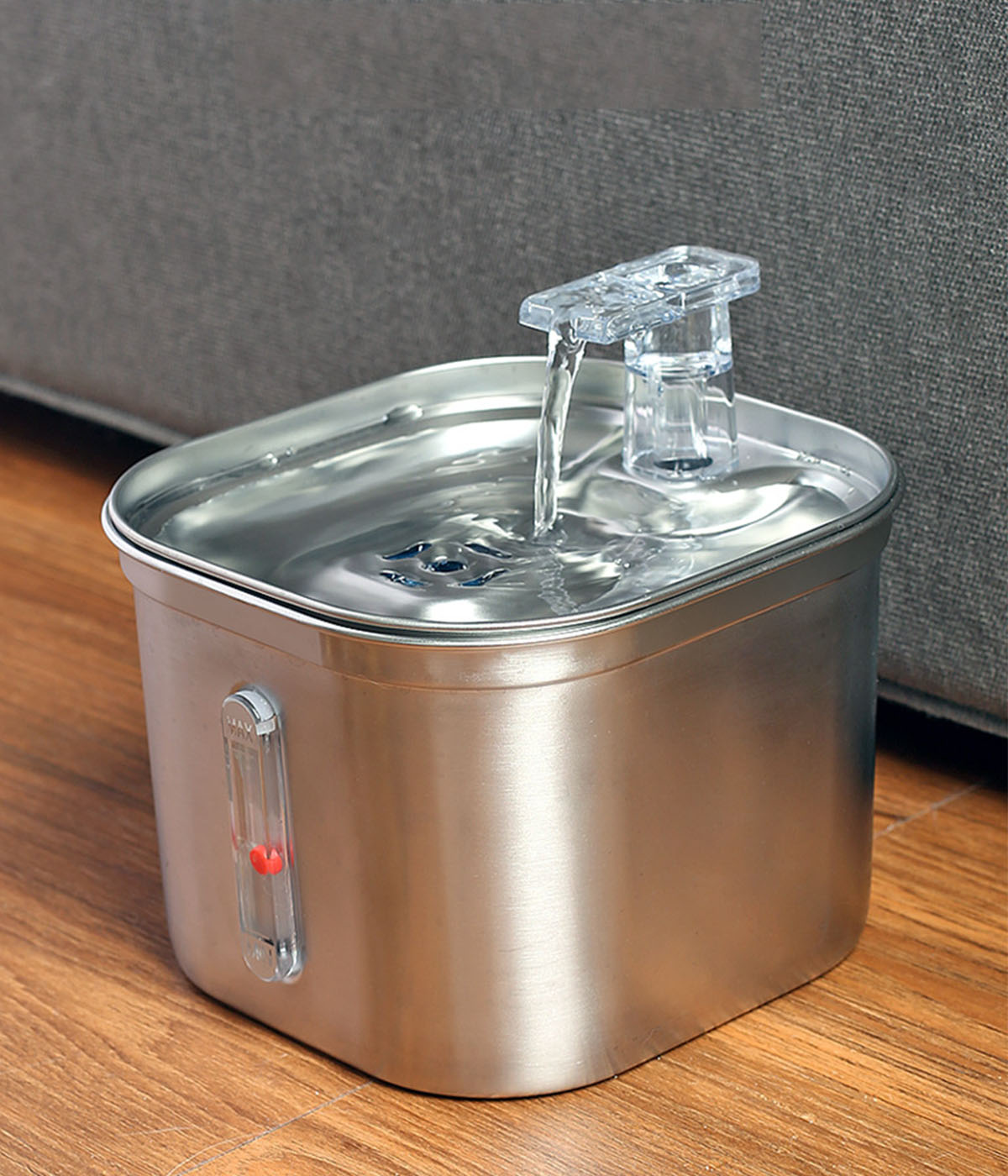 BRIGHTAKE Edelstahl Smart Wasserspender Thermostat Automatische - Wasserspender Wasserzufuhr Haustier und