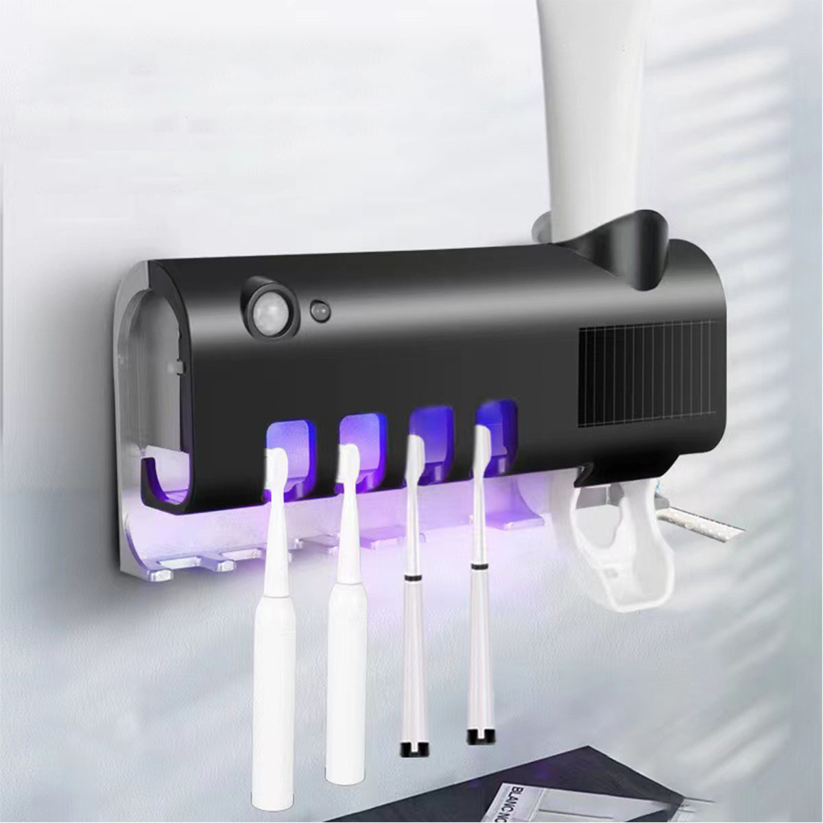 UV-Zahnbürstensterilisator BRIGHTAKE Schutz Zahnbürsten - UV-Zahnbürstenhalter für Hygiene und Intelligenter Ihre