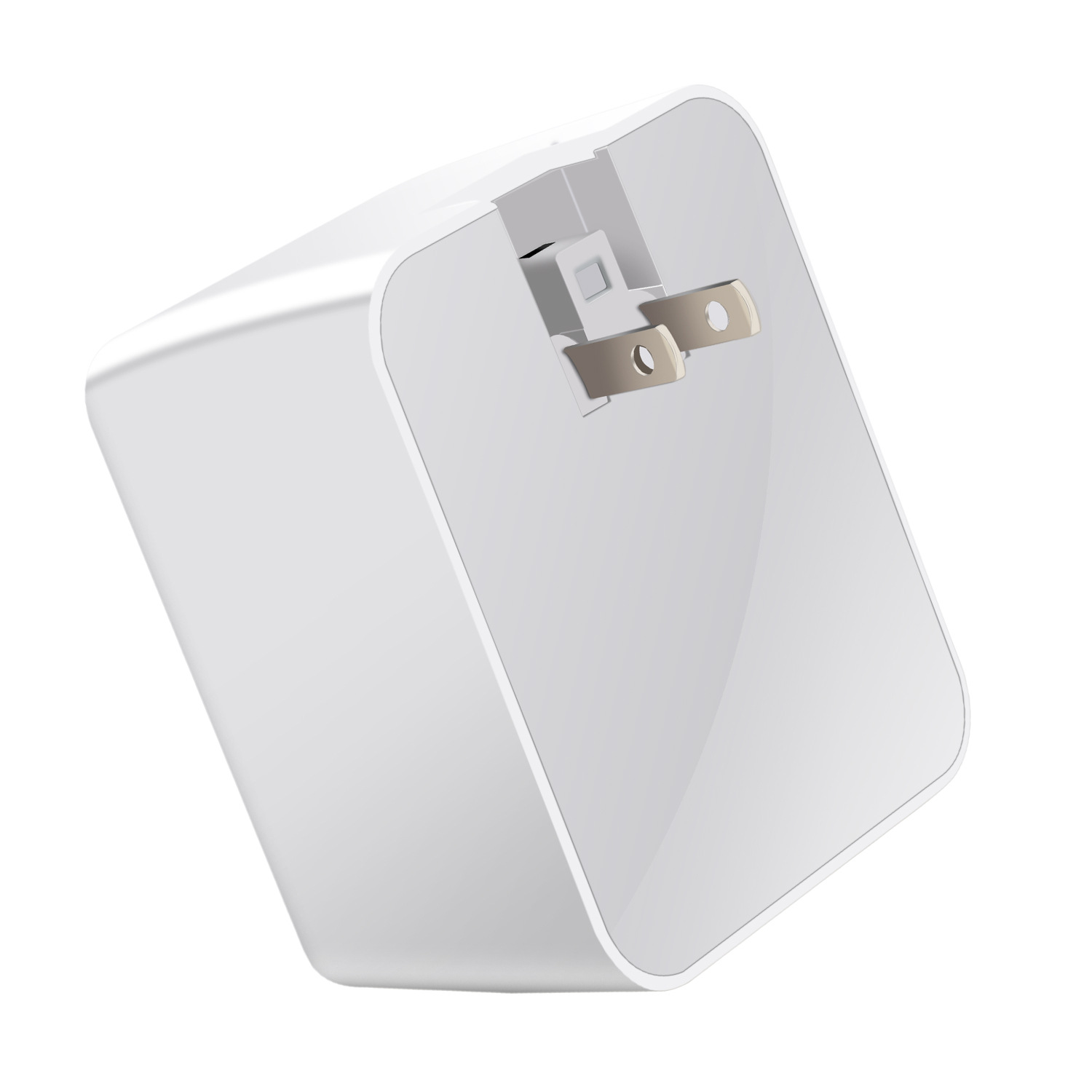 4-Port Vielseitiges USB Smart Ladegerät All mit Schnellladegerät device, Display BRIGHTAKE Recognition weiß