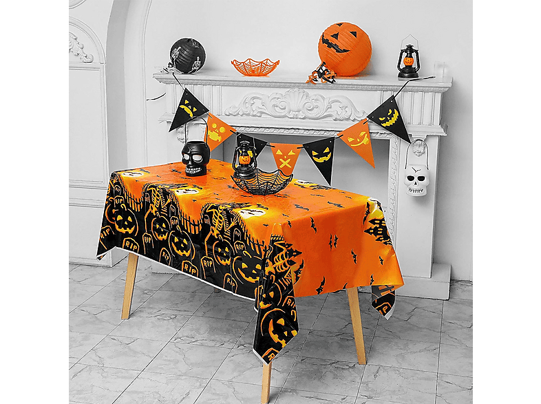 Halloween Tischdeko Set - Komplett-Dekoration Für Deine Grusel-Party