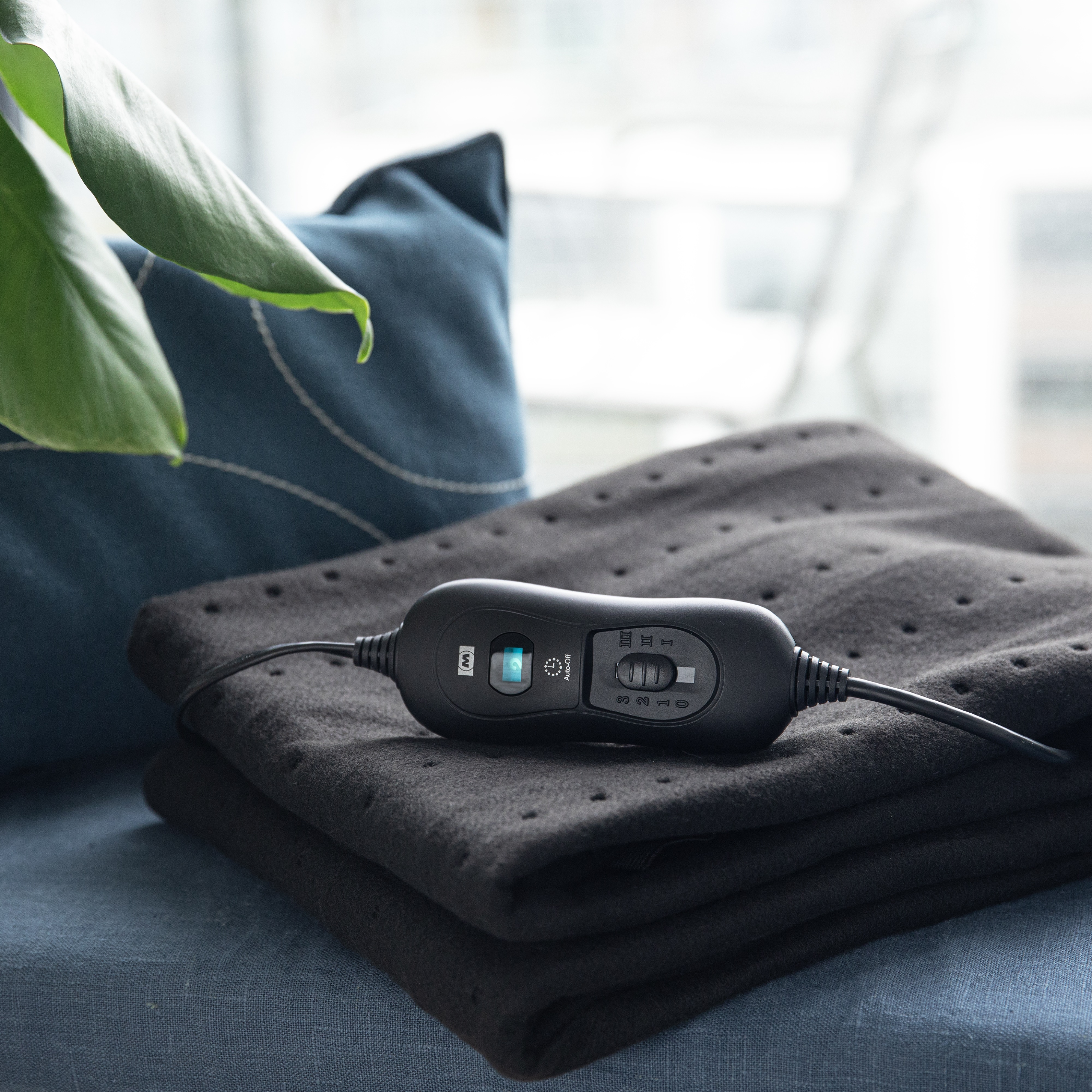 MELISSA Elektrische Heizdecke - 80x150cm, 3 Temperaturstufen, Waschbar