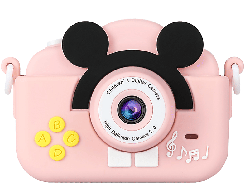 rosa lustige kleine KINSI Kinderkamera Digitalkamera, niedlich, SLR