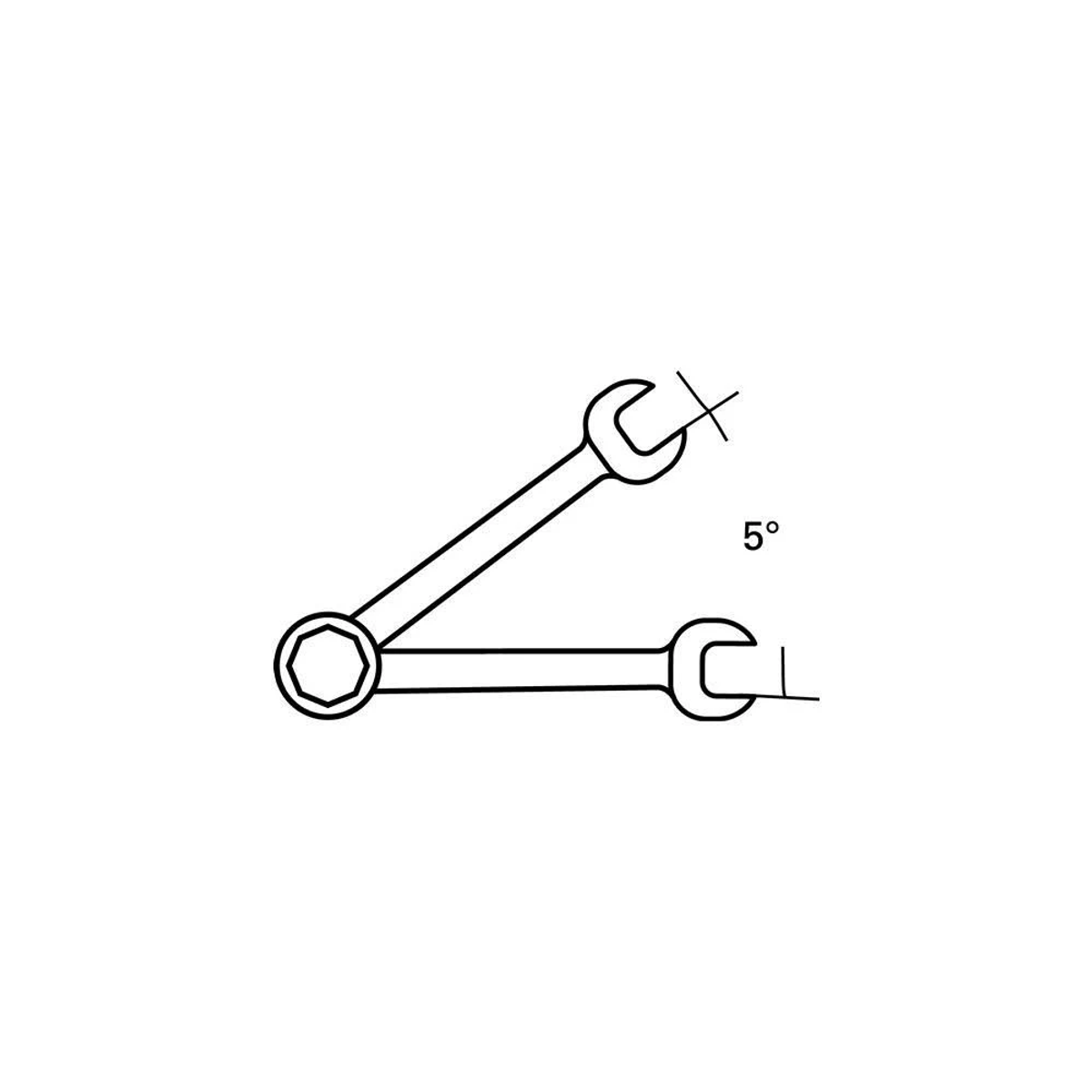 Diagrama de llaves. Una es abierta, la otra es una llave combinada.