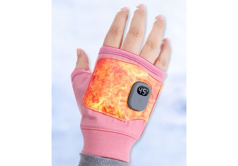 LACAMAX Intelligente elektrische Heizhandschuhe - warme intelligente  Temperaturregelung, freie Hände Handwärmer