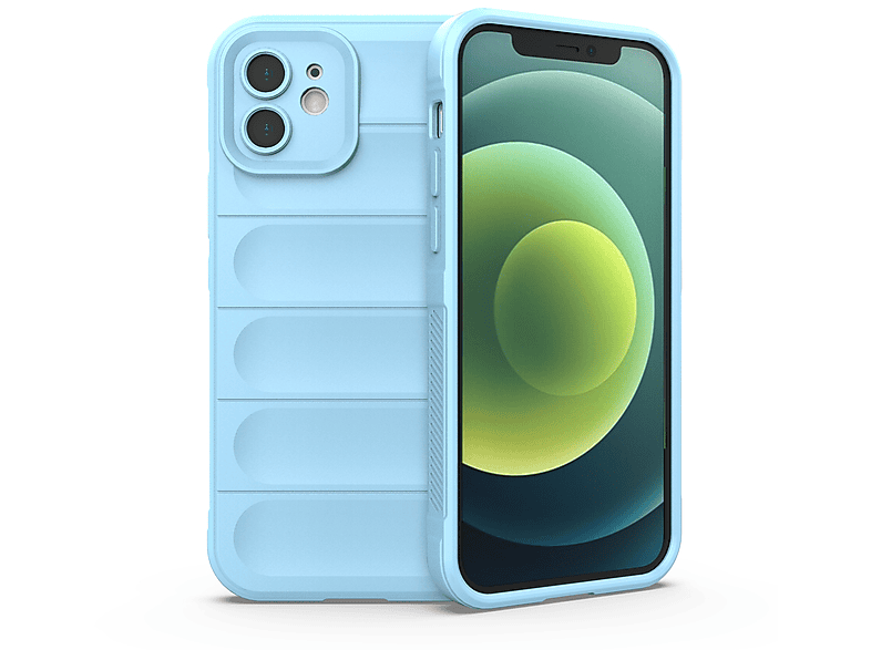 COFI Magic Shield Case Bumper Xiaomi Kameraschutz kompatibel Cover mit Hellblau, Redmi Note Hellblau Redmi 11, Hülle Xiaomi, 11 Backcover, Note