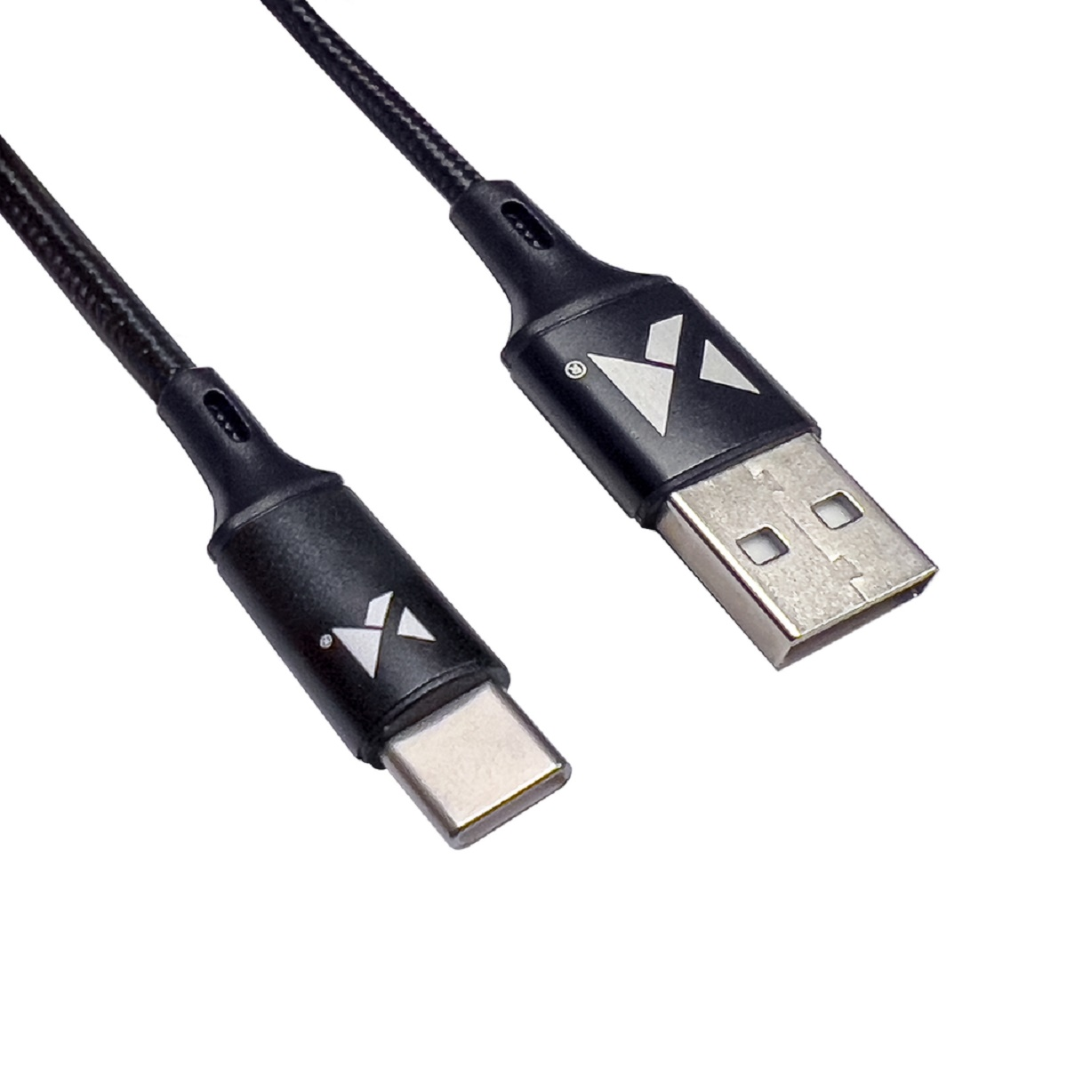 WOZINSKY Wozinsky Typ C USB 2,4A Schwarz 1m Schnellladekabel Ladekabel, (WUC-C1B), - USB Ladekabel Schwarz