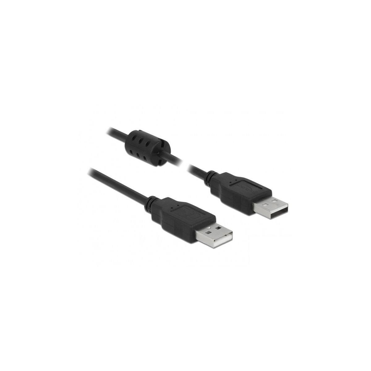 DELOCK DELOCK Kabel USB <gt/> USB 2.0 Peripheriegeräte m & St Kabel, Zubehör Typ-A St 2,0 Schwarz
