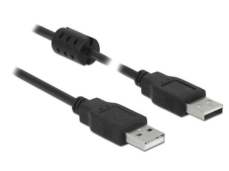 DELOCK DELOCK Kabel USB 2.0 Typ-A St <gt/> St 2,0 m Peripheriegeräte & Zubehör USB Kabel, Schwarz