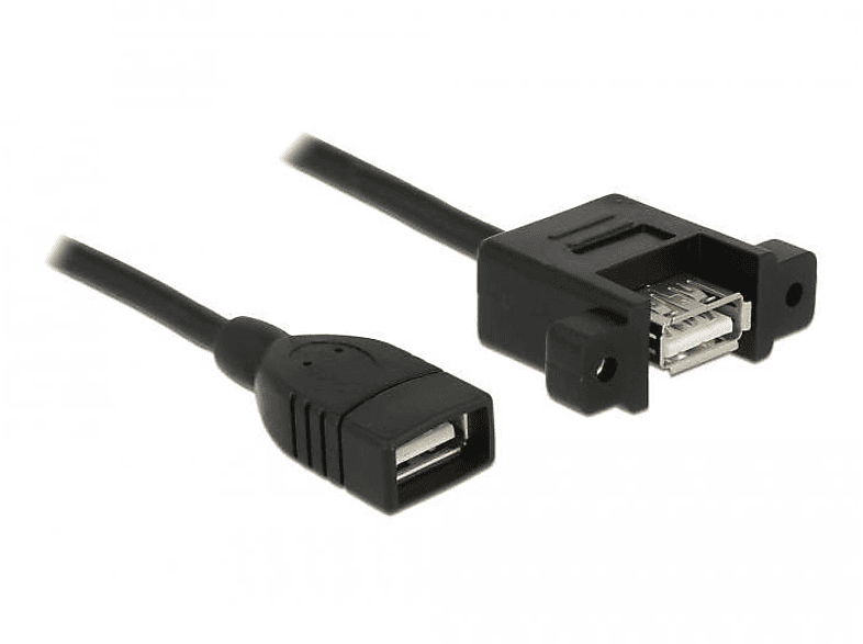 Kabel, DELOCK Schwarz 85460 USB