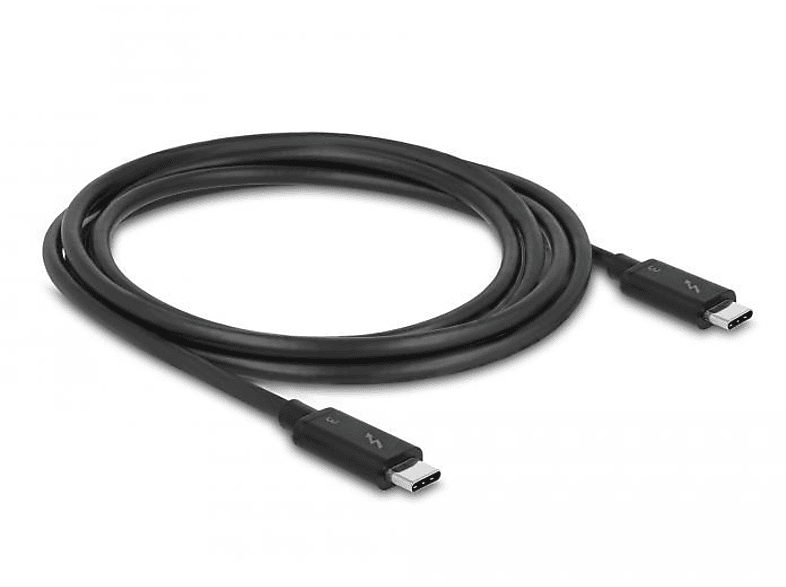 USB-C und Netzwerk- Netzwerk Kabel DELOCK 3 & Netzwerk-Zubehör, Schwarz Home DELOCK Thunderbolt Smart