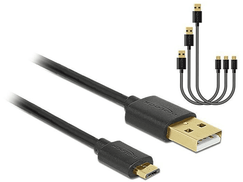 DELOCK 83680 Adapter, Schwarz | USB Adapter
