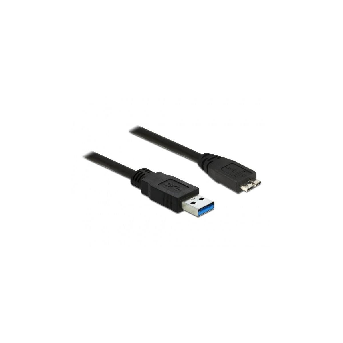 USB DELOCK Kabel, Schwarz 85072