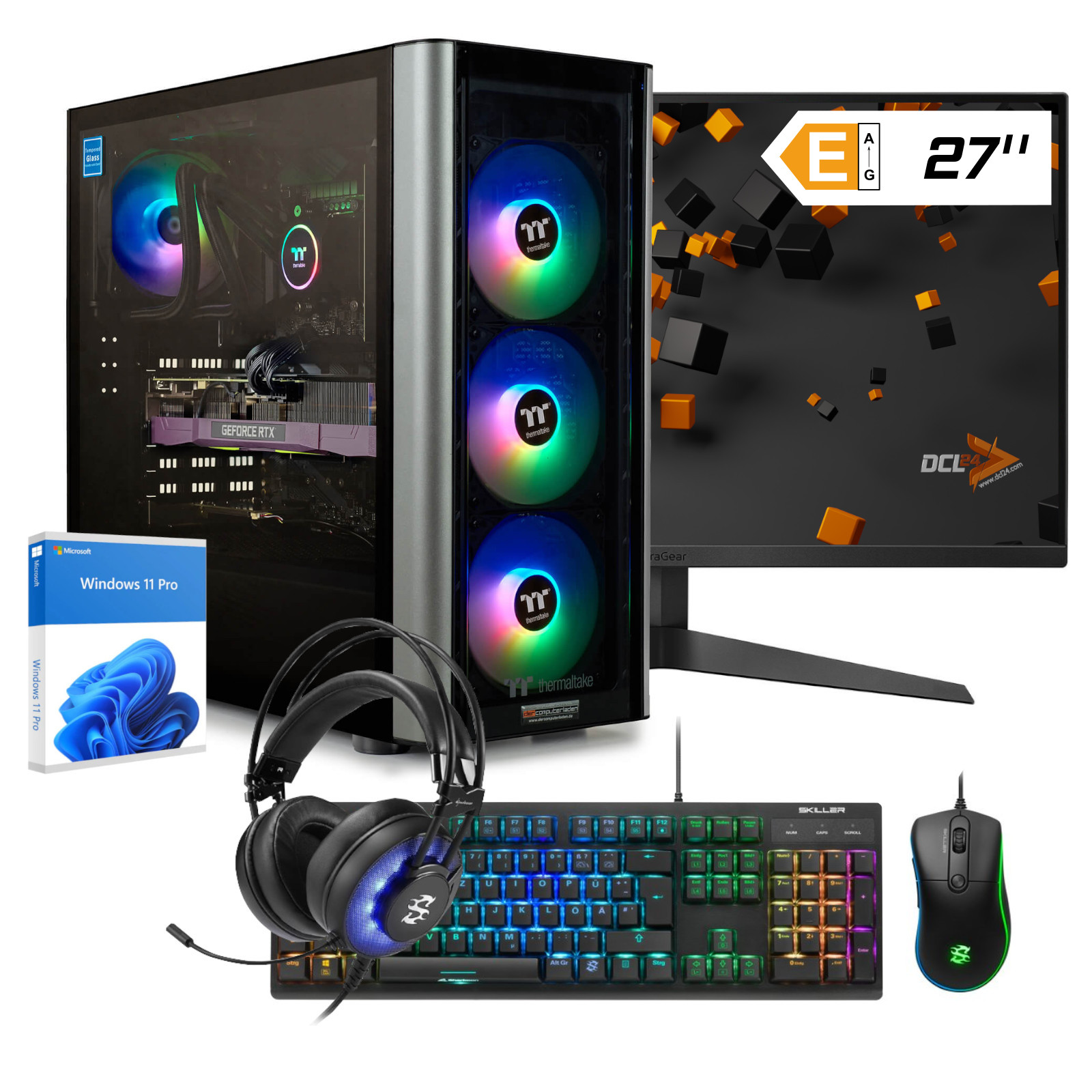 DCL24 Level Gaming SSD PC, GB GB RAM, 1000 20 RGB, 32