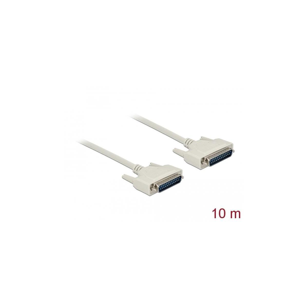 Due cavi DB9 grigi con connettori, etichettati con "10 m" su sfondo bianco.
