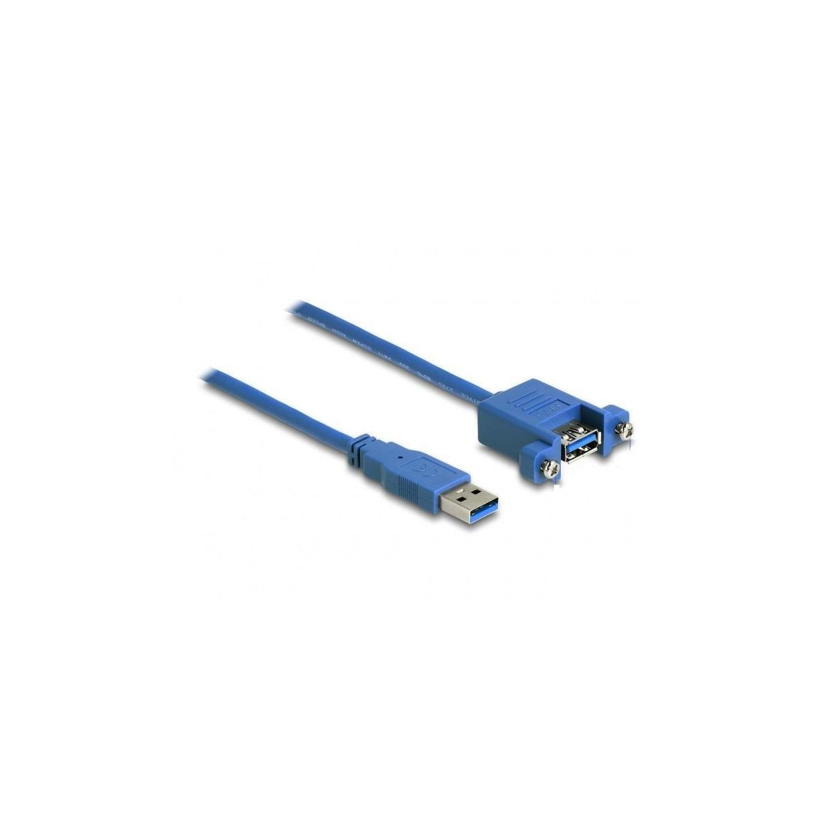 DELOCK 85112 USB Kabel, Blau