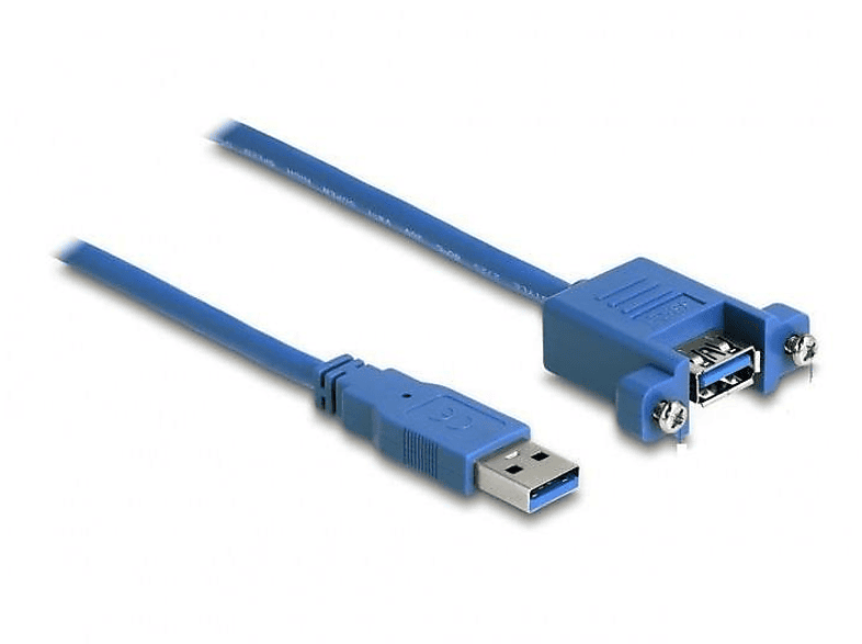 USB DELOCK Kabel, 85112 Blau