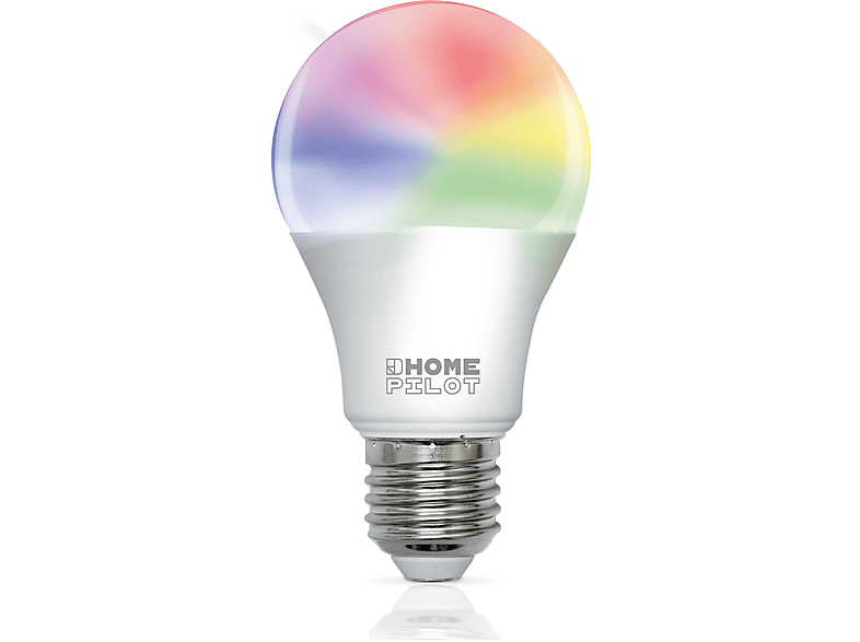 HOMEPILOT addZ LED-Lampe E27 White and Colour Leuchtmittel mit Zigbee-Funkstandard RGBW