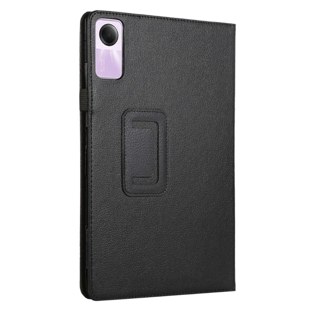 WIGENTO Aufstellbare Kunst-Leder Tasche Tablethülle Schwarz Cover für Kunstleder, Kunststoff / / Full Xiaomi Silikon