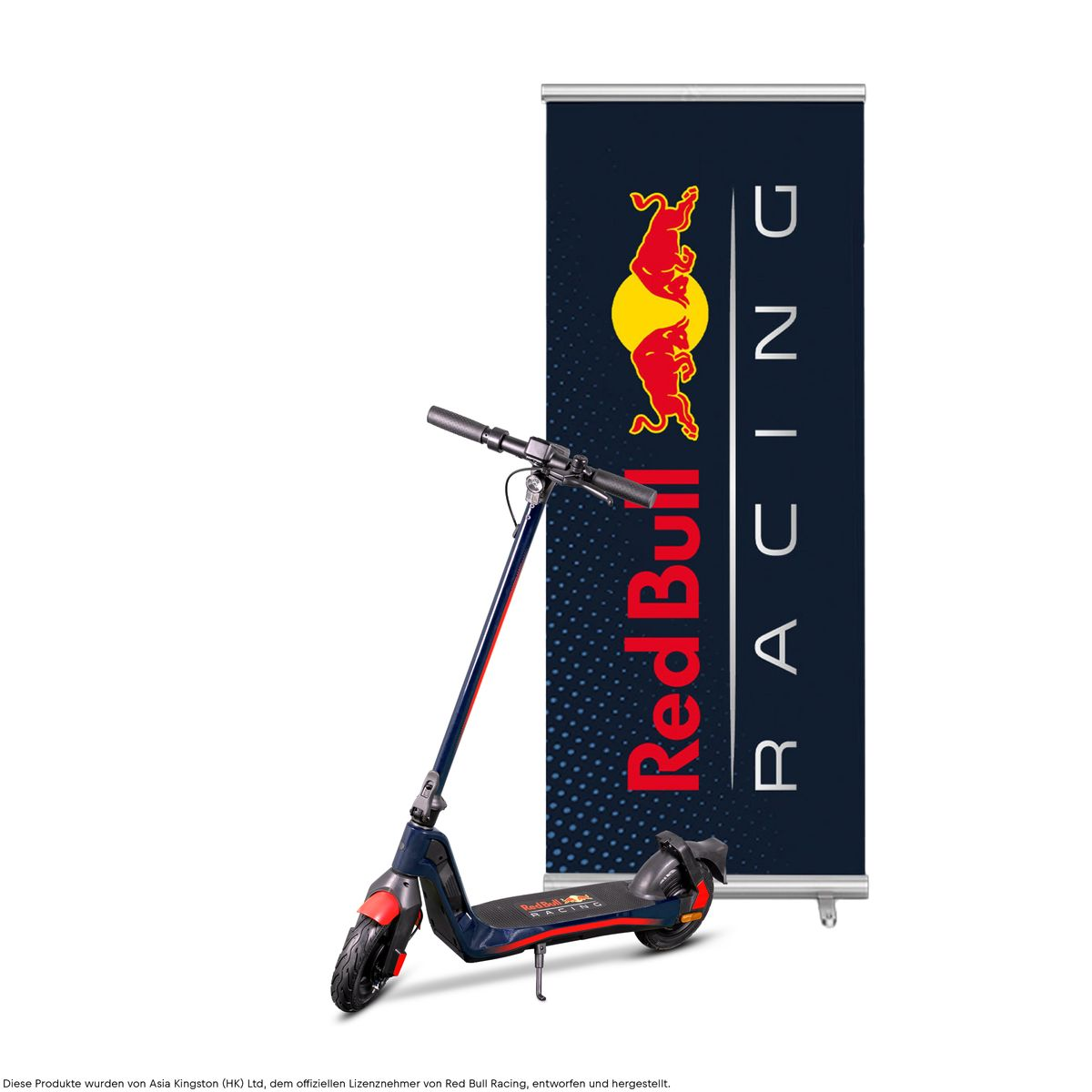 RED BULL Racing E-Scooter Blau-Rot) Zoll, (10 1000 RS
