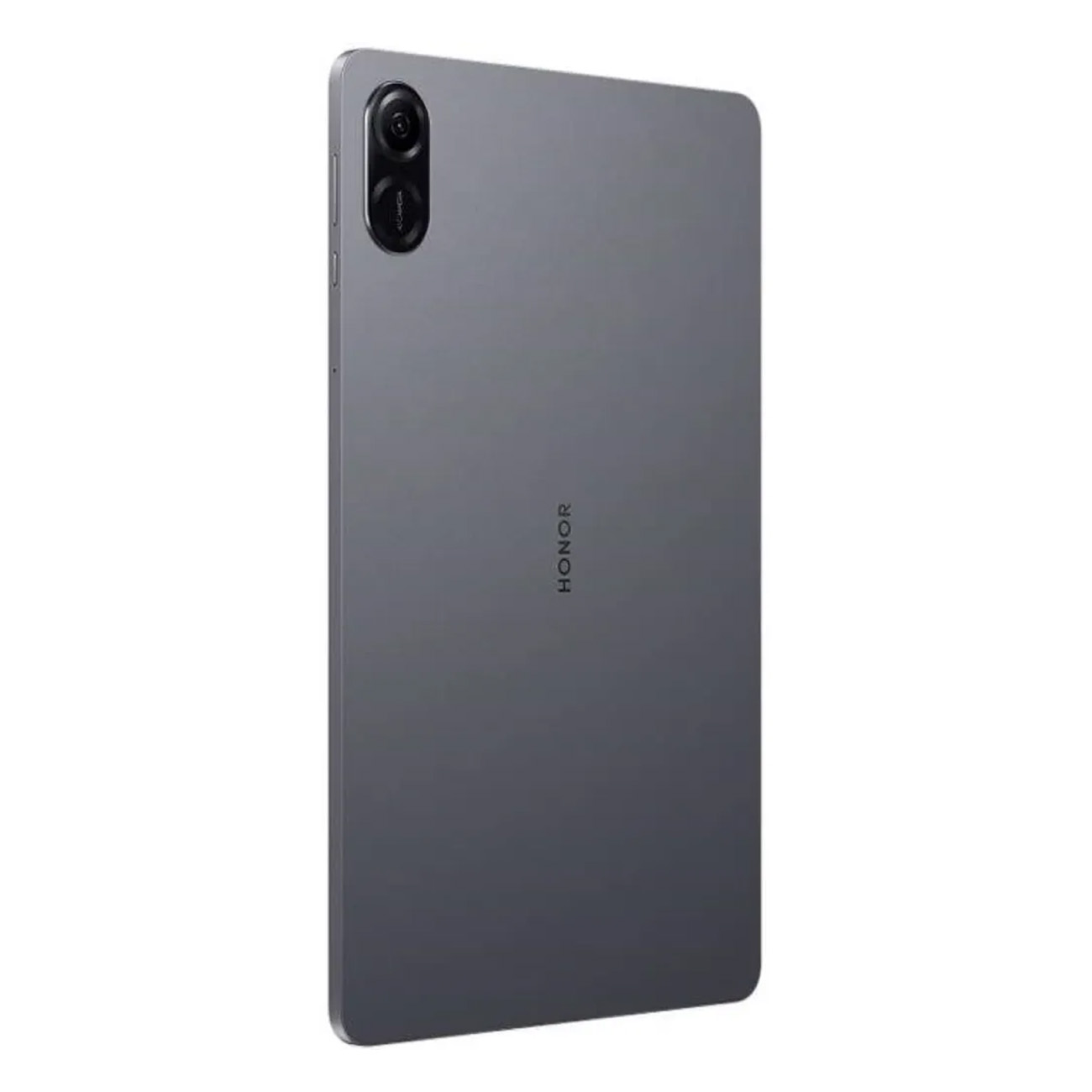 Grijze tablet met dubbele camera's aan de achterkant, merknaam HONER zichtbaar.