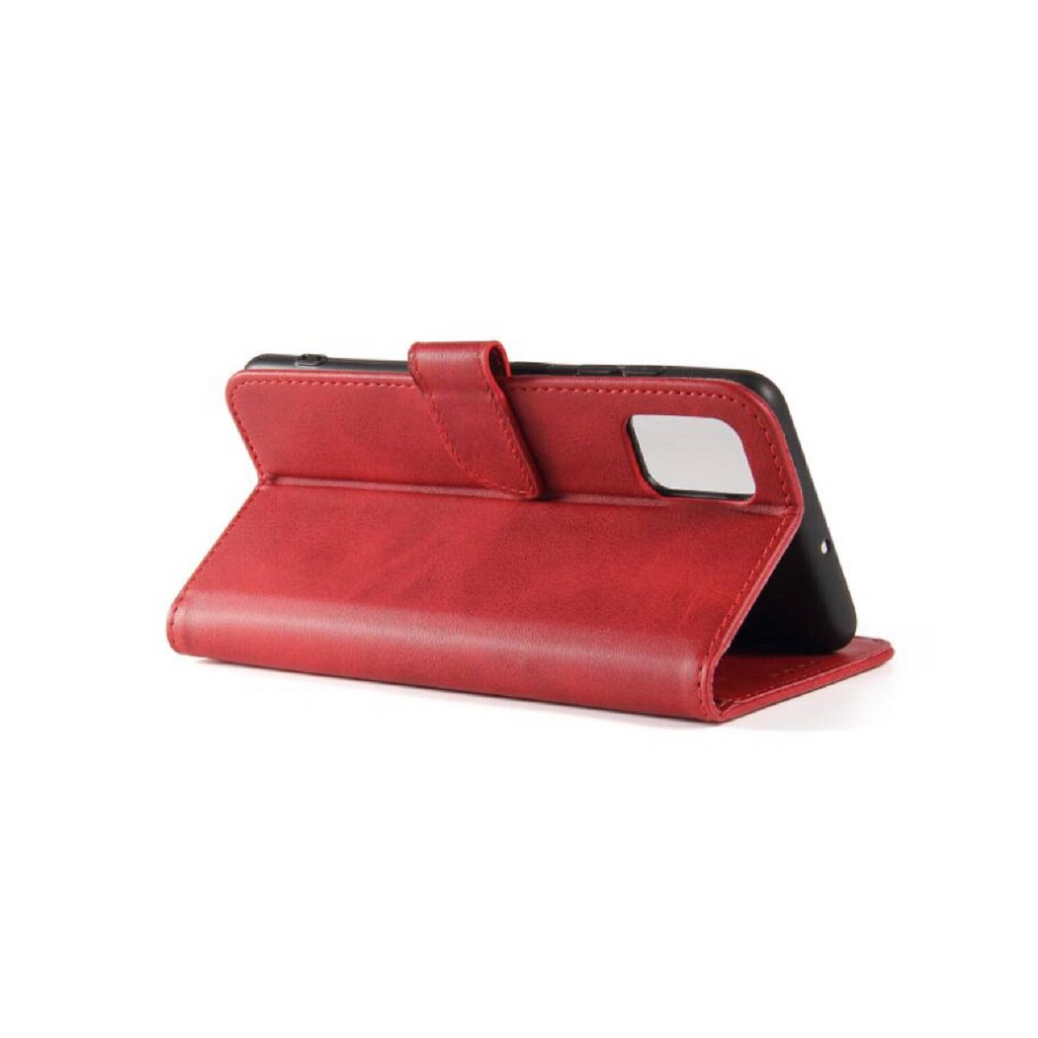 COFI Wallet Magnet Case Buch Bookcover, Rot A78, Oppo, Tasche