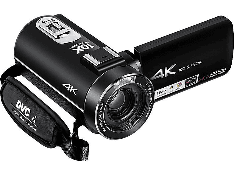 Zoom 10xopt. AD-C7 LIPA Camcorder 4K Megapixel, 24 camcorder