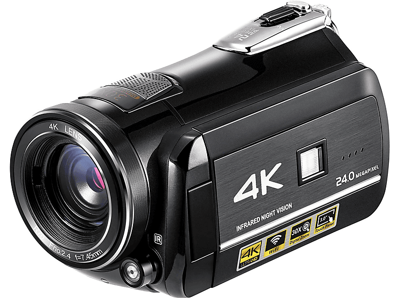 LIPA AD-C1 Camcorder Zoom Camcorder Ultra HD 4K 24 Megapixelopt