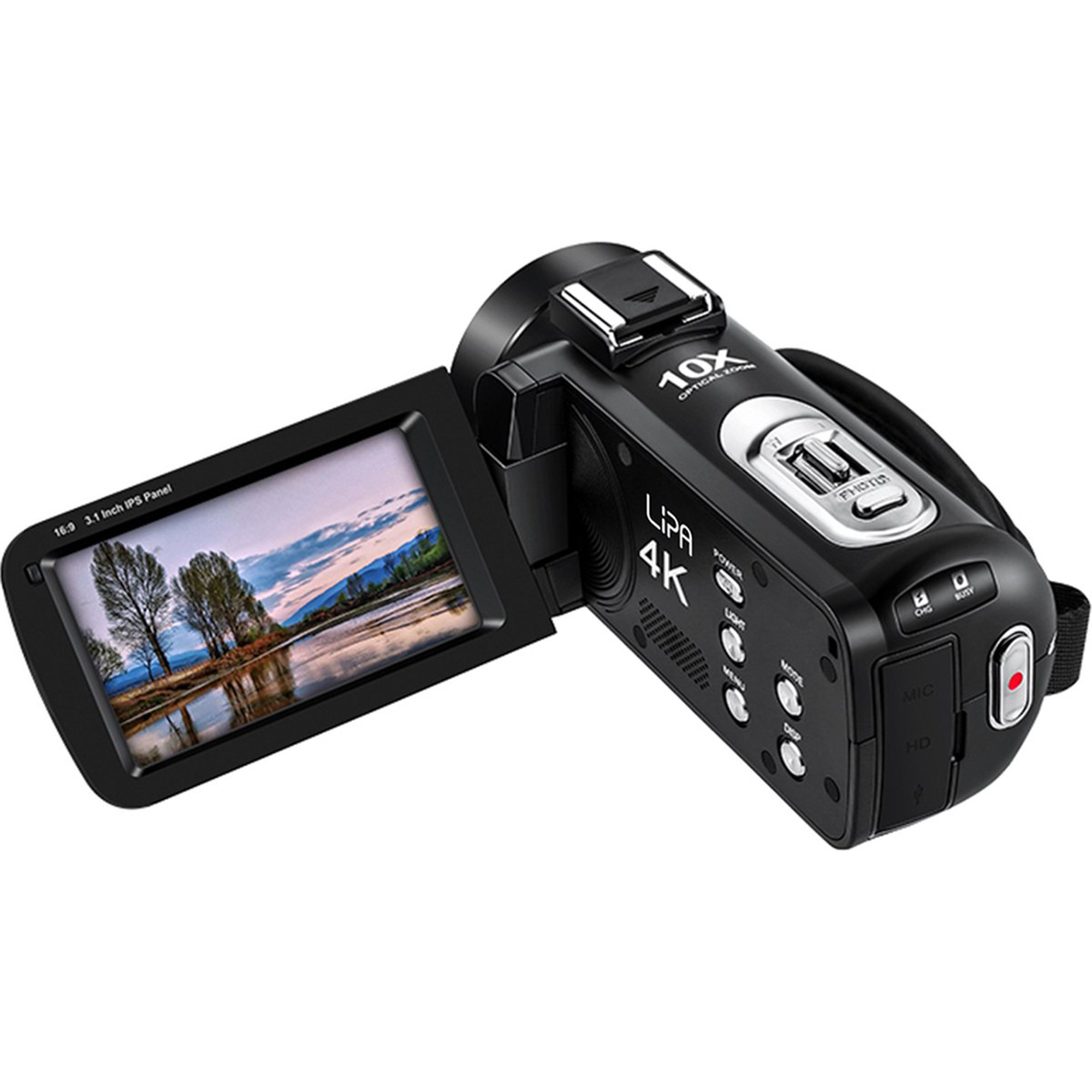 Megapixel, 10xopt. 24 LIPA Zoom AD-C7 camcorder Camcorder 4K