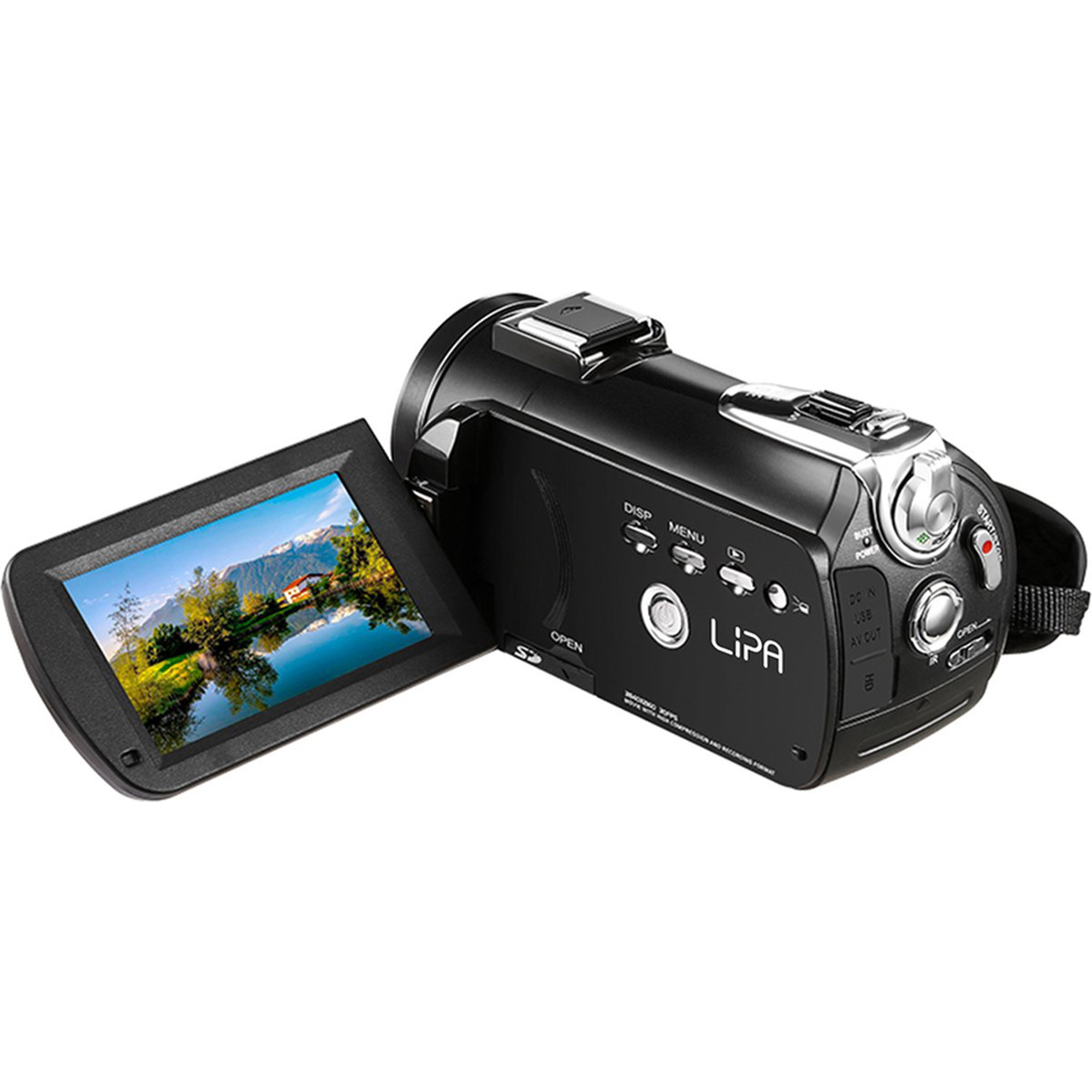 LIPA AD-C1 Camcorder 4K Ultra HD 24 Megapixelopt. Zoom Camcorder