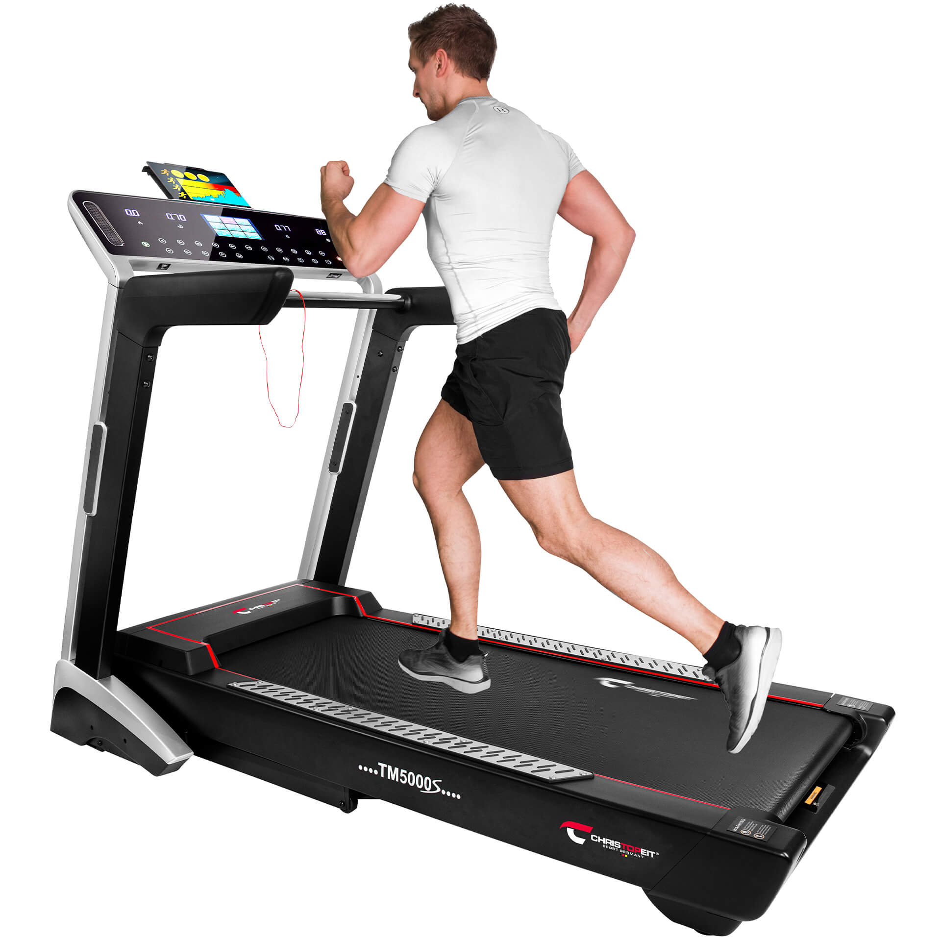 CHRISTOPEIT-SPORT GERMANY TM 5000S Laufband, Silber/Schwarz