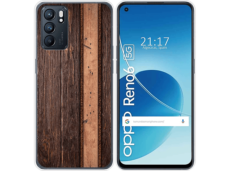 Oppo Reno 6 5G Funda Gel Tpu Silicona transparente dibujo