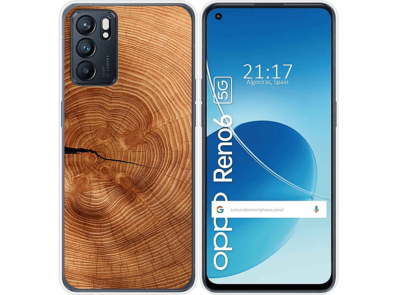 Funda personalizada gel OPPO RENO 6 5G con tu foto por 7,95 €